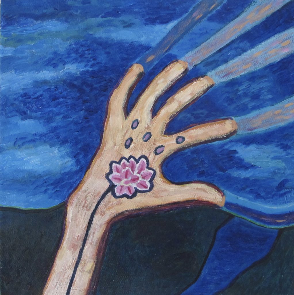Healing Hands Painting Emily Sabino