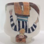 Emily Sabino Painted Pottery Tea Bowl