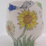 Emily Sabino Painted Pottery Tea Bowl