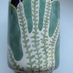 Plant Hand 2 Birds Vase Emily Sabino Pottery