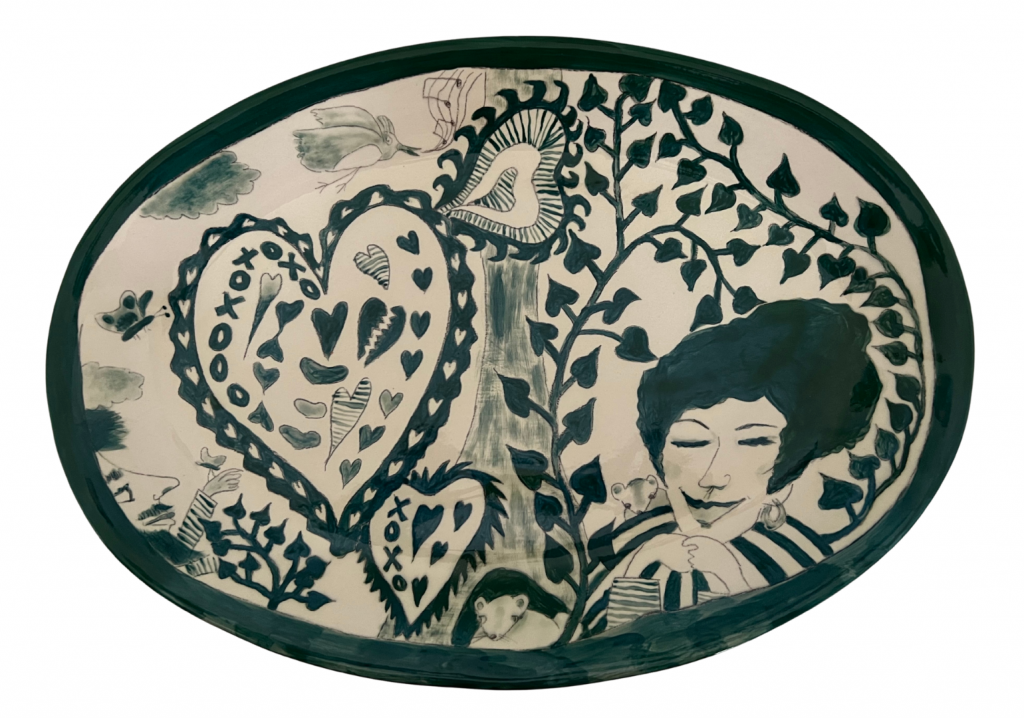 Earth Hearts Emily Sabino Platter